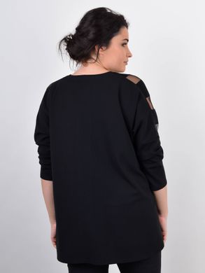 Women's jacket of Plus sizes with Lurex. Black.485141731 485141731 photo