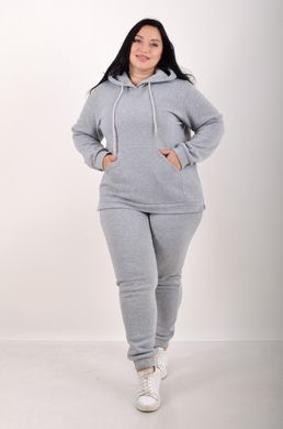 Sports costume on fleece pants with a cuff. Grey.495278335 495278335 photo