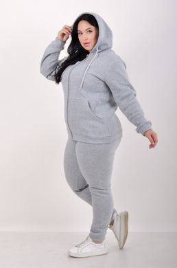 Sports costume on fleece pants with a cuff. Grey.495278340 495278340 photo