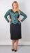 Women's dress in Plus size business style. Emerald/Black.495278312 495278312 photo 1