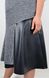 Skirt with leather inserts plus size. Gray melange.485142721 485142721 photo 5
