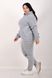 Sports costume on fleece pants with a cuff. Grey.495278335 495278335 photo 4