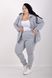 Sports costume on fleece pants with a cuff. Grey.495278340 495278340 photo 4