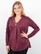 Women's knitted sweater Plus sizes. Bordeaux.485142689 485142692 photo 1