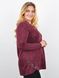 Women's knitted sweater Plus sizes. Bordeaux.485142689 485142692 photo 3
