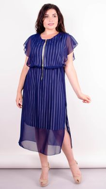 Dress Plus size for a special occasion. Strip+blue.485139771 485139771 photo