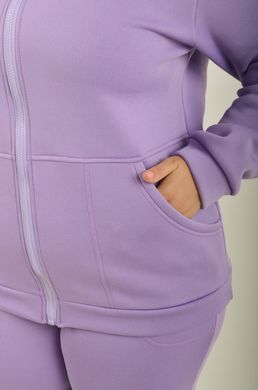 Sports costume on fleece pants with a cuff. Lavender.495278338 495278338 photo