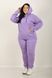 Sports costume on fleece pants with a cuff. Lavender.495278333 495278333 photo 4