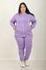 Sports costume on fleece pants with a cuff. Lavender.495278338 495278338 photo 2