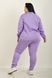 Sports costume on fleece pants with a cuff. Lavender.495278338 495278338 photo 4