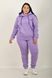 Sports costume on fleece pants with a cuff. Lavender.495278333 495278333 photo 2