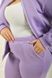 Sports costume on fleece pants with a cuff. Lavender.495278338 495278338 photo 7