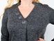 Women's knitted sweater Plus sizes. Graphite.485142696 485142696 photo 5
