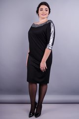 Плюс размери вечерна рокля. Black+Silver.485131208 485131208 photo