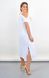 A long dress with cuts on the shoulders. White.485142127 485142127 photo 2