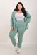 Sports costume on fleece pants with a cuff. Mint color.495278341 495278341 photo 1