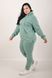 Sports costume on fleece pants with a cuff. Mint color.495278336 495278336 photo 4