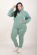 Sports costume on fleece pants with a cuff. Mint color.495278336 495278336 photo 3
