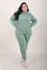 Sports costume on fleece pants with a cuff. Mint color.495278336 495278336 photo 1