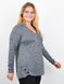 Women's knitted sweater Plus sizes. Grey.485142705 485142705 photo 3