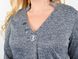 Women's knitted sweater Plus sizes. Grey.485142705 485142705 photo 5