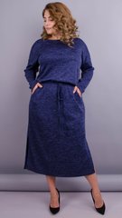 Robe originale pour les dames sinueuses. Bleu.485137891 485137891 photo